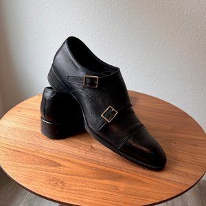 Tom Ford Double Monk Strap Shoes 10 TT (wide) Gianni Model